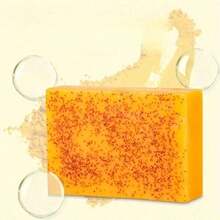 Gentle Turmeric-Infused Soap, Alcohol-And Non-Irritating, Includes A Foaming Net, Suitable Daily Use, And Leaves Skin Clean And Lightly Scented.