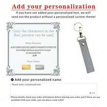 1 Stück personalisierter großer Ring Schlüsselanhänger - Individualisierte Schlüsselanhänger - Handschlaufen Schlüsselanhänger - Taschendekoration - Autohaken - Geschenke für sie - Mode Schlüsselanhänger - Weihnachtsgeschenke, nur Schriftzeichen, Sonderzeichen können nicht individualisiert werden, Multifunktional, Dekorativ, Wiederverwendbar, Exquisit, Stilvoll, Hochwertig, Farbig, Modern, Individuell, Personalisiert, Einzigartig, Wohndekoration, Wohndekoration, Warme Atmosphäre, Herbstliche Wohnungsauffrischung, Wohnharmonie