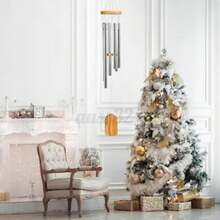 Campanas de Viento, Campanillas de Viento Grandes Conmemorativas de Simpatía a Prueba de Agua con Tubos de Metal para Decoración de Jardín y Balcón Al Aire Libre, Campanas de Viento metálicas - 1 - Ver 4