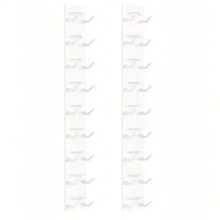 1/2/4 件壁挂式帽架收纳架 - 强力粘合剂，多层帽子收纳，便携式塑料展示架，适用于壁橱门和卧室，帽子衣架收纳架