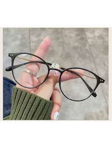 Men's Black Oversized Fashion Daily Wear Glasses
