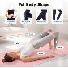 Adjustable Weight Bench 3 Level Resistance Bands - For Home Gym Fitness Stretching, Strength Training,Stretch Bands For Working Out Women Or Men - Hồng - Xem 3