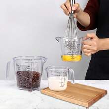 Set Of 13 Measuring Cups And Spoons, Thickened Plastic Material Stackable Measuring Cups, Stainless Steel Measuring Spoons With Silicone Handle For Dry And Liquid Ingredients - 彩色 - 查看 7