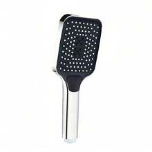 3速银色大面积淋浴喷头可用于3种模式，高品质高压淋浴喷头浴室配件家居浴室装饰