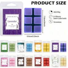 Scented Wax Melts For Home Fragrance Wax Cakes, Relaxing, Coffee, Lavender, Fig, Vanilla, Jasmine, Magnolia, Bergamot And Strong Ocean Scent - Multicolor - View 15