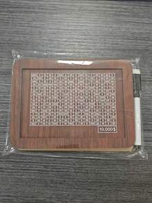 Salvadanaio in legno, Barattolo di risparmio in legno, Salvadanaio in legno con obiettivo di conteggio delle monete, Salvadanaio in legno adatto per ragazzi e ragazze, forniture scolastiche, Ritorno a scuola