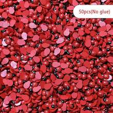 3/10/20/30/50 قطعة من الخنافس الخشبية الحمراء الواقعية، نموذج مصغر للحشرات، مغناطيسات، خنافس صغيرة مضحكة للنباتات المزروعة في أصص، ديكور للحرف اليدوية والتجميل والمناظر الطبيعية المصغرة وحفلات الحدائق والمنازل، تطعيمات خنافس خشبية مسطحة الظهر - الأحمر - مشاهدة 23