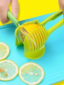 New Multifunctional Fruit Vegetable Slicer, Plastic Handheld Tomato Potato Lemon Cutter Divider With Handle, Easy Kitchen Gadget For Salad & Cooking