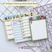 SNOOPY 1本史努比A7迷你笔记本笔记小型便携式笔记本口袋本计划让学生轻松追踪他们的笔记本（随机款式）