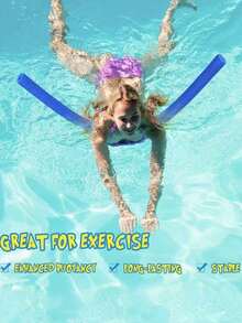 12 件装 - 大号泳池浮条，泡沫游泳，泡沫浮条，空心亮色泡沫泳池棒，适用于游泳漂浮艇项目，防撞泡沫，健身泡沫棒 - 彩色 - 查看 6