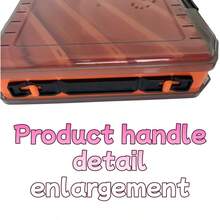 Double-Sided Fishing Lure Box, Fishing Tackle Storage Box, Lure Organizer, Compartment Design, Compact Size With Large Capacity