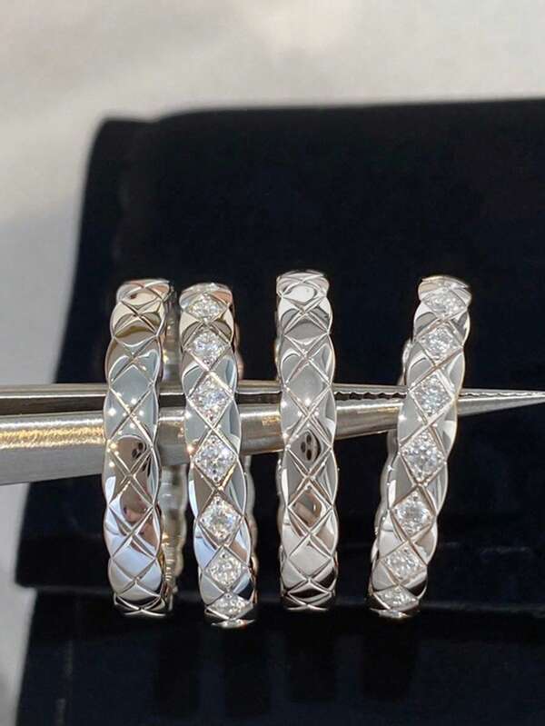 1 pièce Bague en nid d'abeille Bijoux pour dames en argent sterling 925 Exquis et élégant Bague simple Bijoux de qualité pour les filles Cadeaux rétro pour fête, rendez-vous, anniversaire