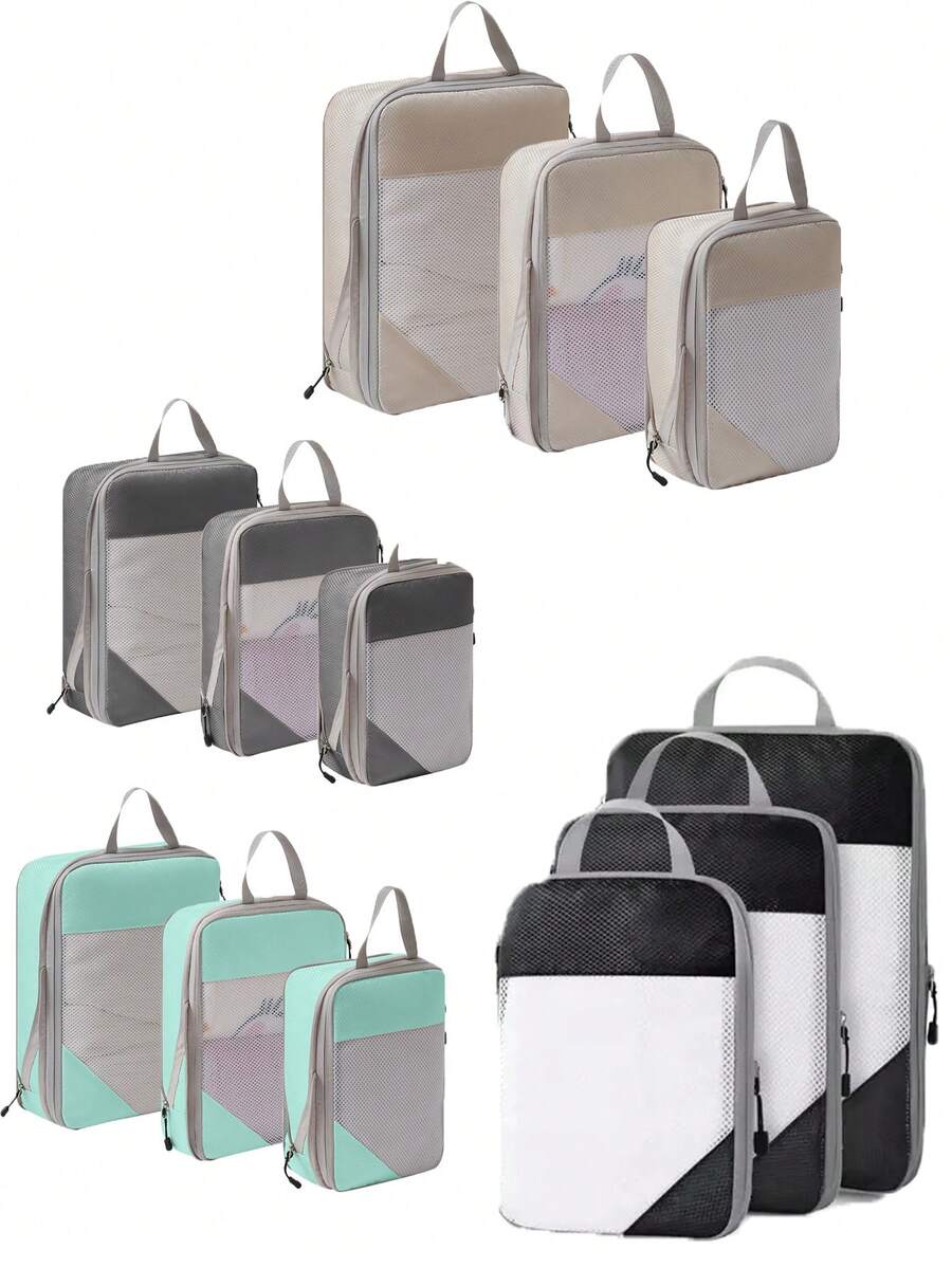 3/1 Waterproof Multifunctional Storage Bag, Suitcase Storage Bag, Cosmetic Storage Bag, Unisex Portable Storage Bag, Suitable For Business Trips, Travel, Vacations, Holidays, Parties, Weddings, Holiday Gifts, Lipstick, Skincare Products, Cosmetics, Clothes, Pants, Down Jackets.