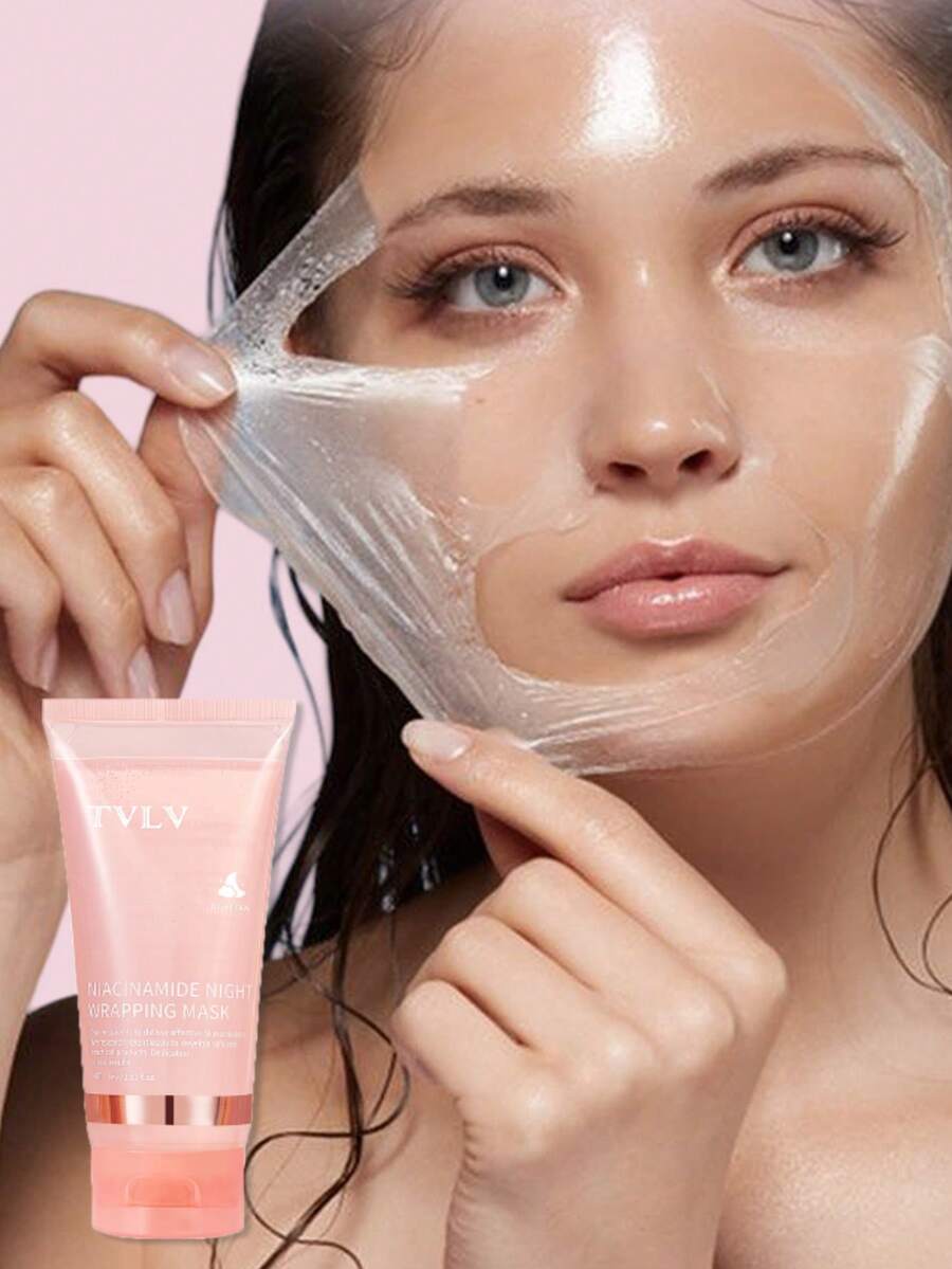 Mặt nạ lột ban đêm chứa Niacinamide - Dưỡng ẩm, làm sáng da, thải độc và chăm sóc lỗ chân lông. - Nhiều màu - Xem 1