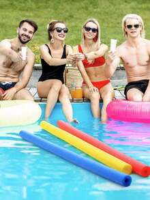 12 件装 - 大号泳池浮条，泡沫游泳，泡沫浮条，空心亮色泡沫泳池棒，适用于游泳漂浮艇项目，防撞泡沫，健身泡沫棒 - 彩色 - 查看 8