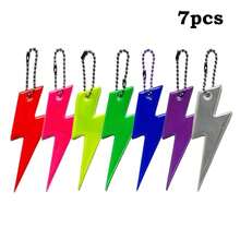 Reflective Keychains, Star And Heart Shape Bag Charms For Night Safety, Camping Travel Essentials, Christmas Gift For Friends, Reflective Keyring For Backpack Pet Stroller Wheelchair Accessories (Multicolor) - Multicolor - View 25
