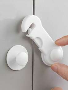 1/5/10/15 Stück Kindersicherung, Kunststoff Schranksicherung, ohne Bohren, Baby Sicherung für Schubladen, Kühlschrankschloss, Schranktürschloss, quetschsicher