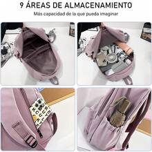 RENDIN Mochila para Laptop,Backpack Mujer/Hombre También se Puede Utilizar Como Backpack o Travel Backpack - azul - Ver 8