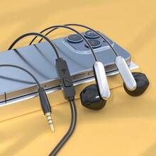 兼容 16 的 Type-C 数字耳机，舒适入耳式耳机，HiFi 立体声有线入耳式耳机，带麦克风和通话控制 - 彩色 - 查看 9