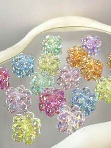 一包10个，约42g，暗黑哥特情人节爱心3D DIY手工周边朋克辣妹高端感小众可做耳环手链项链戒指饰品发夹饰品。原料采用厚涂层制作，表面光滑，流淌着自然的工艺和细致的工艺。搭配整件首饰，表面优雅而不失魅力。图案简洁明了，立体感强