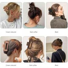 pinza para el cabello Pinzas Para Cabello, 8 Piezas Para El Cabello Antideslizantes, pasador Mate Para Mujer, Clips Para Mujer Pelo Accesorio Antideslizante (multicolor-8P) - multicolor-6P - Ver 8