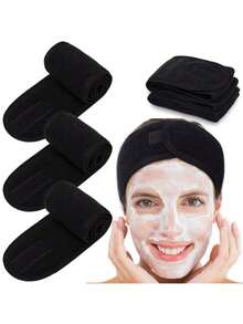 3 chiếc băng đô chăm sóc da mặt SPA điều chỉnh được dành cho nữ, dùng khi tắm, trang điểm, thích hợp để rửa mặt, khăn mềm, có thể dùng làm phụ kiện tóc, băng đô chăm sóc da, làm đẹp, sản phẩm chăm sóc da, SPA, tự chăm sóc, dụng cụ chăm sóc da, chăm sóc da mặt, đồ dùng làm đẹp, da, sữa rửa mặt, chăm sóc da mặt - Nhiều màu - Xem 15