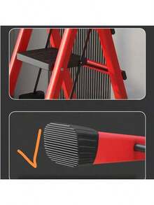 1pc 2 Steps Folding Step Stools, Bandwidth Non-Skid Pedals, Folding Ladder, Sturdy Ladder, Very Suitable For Kitchen And Home Use