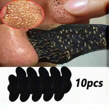 Black Head Nose Strips (Needs To Be Moistened Before Use), Natural Charcoal Blackhead Removal Cleansing Strips, Large Self-Adhesive Nose Pore Strips, Suitable For Blackhead And Pore Cleansing, Deep Cleansing, Blackhead Remover, Effective Oil Control, Unisex - Multicolor - View 5