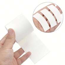 110 piezas de cinta de espuma médica precortada, almohadillas para extensiones de pestañas, herramientas de maquillaje de belleza, sin tejido, hipoalergénicas, impermeables, sin látex