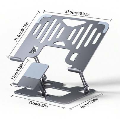 LOVEWE Adjustable Tablet Stand For Desk, Premium Aluminum Holder For IPads, Tablets,  Phones, And All Devices Up To 14 Inches. Portable And Foldable