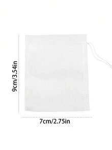 100/200PCS Non Woven Drawstring Tea Bag Disposable Tea Bag Vanilla Bag Soup Bag Used For Brewing, Cooking Kitchen Tools Back To School