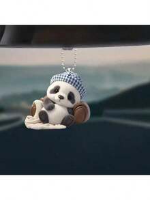 1pc Panda Acrylic Pendant, Suitable For Car Rearview Mirror, Backpack Decoration - 197 Panda - View 5