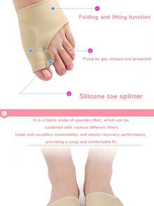 1 片/2 片均码左侧凝胶垫：夜间和家用足部护理工具 - 适合男士和女士 - 只需手洗 - 适合跑步者 - 易于佩戴 - 彩色 - 查看 10