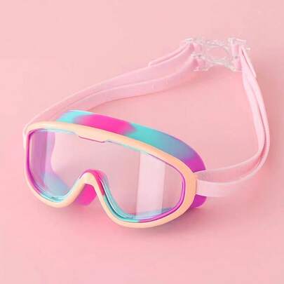 Children's Swimming Goggles Suitable For 6-14 Years Old, Wide Vision Swimming Protective Goggles, Anti-Leak, Anti-Fog, Anti-UV, Teenage Swimming Goggles