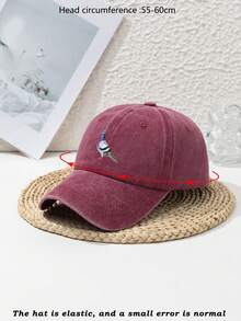 1pc Unisex Cute Capybara Design Adjustable Casual Sports Beach Animal Print Retro Style Polyester Soft Top Peaked Cap, Suitable For Spring, Summer, Autumn, Winter