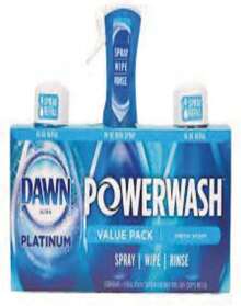 Dawn Platinum Powerwash Dish Spray, Dish Soap, Fresh Scent, 16 Fl Oz
