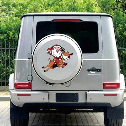 Christmas Peeping Stickers, Santa Claus, Snowman, Reindeer Window Decals, Window Stickers Christmas Decorations, Suitable For Indoor Office Holiday Christmas Window, Car Decoration