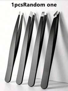 4Pcs Precision Tweezers Set For Eyebrows, Professional Stainless Steel Tweezers For Eyebrows - Great Precision For Facial Hair, Splinter And Ingrown Hair Removal Eyebrow Trimmers Hair Removal, Face Hair Removal, Hair Trimmer, Hair Trimmer, Barber Supplies, Haircut, Bag, Organizer, Storage, Hair Accessories