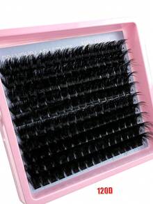 200D/160D/120D/100D/80D/60D DIY Individual Lashes 200pcs/180pcs/160pcs/140pcs/120pcs Synthetic Mink False Eyelashes 8D Luxury Fluffy DIY Cluster Lashes - 14-20mm Mixed Length Eyelash Extension 0.07mm Russian D Curl Thick And Reusable Dramatic Lashes, Easy For Beginners, Suitable For Daily, Party, Stage, Night Out, Ideal Gift For Mother's Day, Easter, Valentine's Day, Music Festival, Christmas, Christmas Eve, Thanksgiving - D - 查看 14