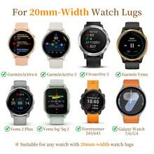 18mm 20mm 22mm Metal Band Compatible With Garmin Smartwatch, Stainless Steel Mesh Strap For Vivomove 3S/Style/Luxe/Sport//3, Vivoactive 5/6/4/4S/3, Venu 3S/3/2S/2/2 Plus/Sq/Sq 2, Forerunner 35/45/45S/55/245/255/255S/265/265S/645/735XT/745/935/945/945 LTE/965, Fenix 5/5 Plus/6/6 Pro/7 Series, Epix Gen2, Instinct 1/2, Enduro/Enduro 2, Approach S12/S40/S42/S62, Descent Mk1/Mk2/Mk2i/Mk3 Watch Bands For Women Men