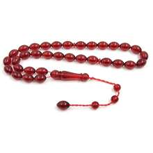 Tasbih de resina roja con 33 cuentas, pulsera misbaha, joyería árabe, accesorios, cuentas de oración musulmanas, regalo de Ramadán