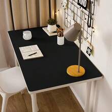 1 pieza Alfombrilla de escritorio lujosa, resistente al agua y a las manchas, fácil de limpiar y recortar, adecuada para escritorio de oficina, escritorio de estudiante, alfombrilla de ratón, escritorio para escribir, protección de superficie de escritorio