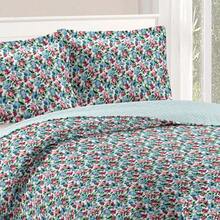 3-Piece Printed Double-Sided Bedspread Kit - Print 10 - View 2