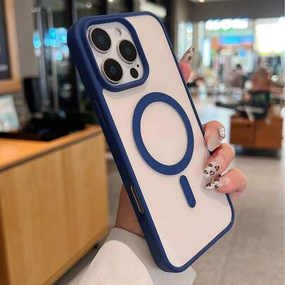 透明磁吸手机壳，兼容 17 Pro Max、16、15、14、13、12、11 Pro Plus Max、Mini 7、8、SE、16e、7P、X、XR、Xs Max，防震保护套，兼容三星 S25 Ultra、S24 Ultra、S23 FE、S22+