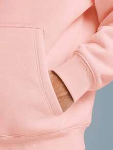 Men Hoodies - Màu Hồng baby - Xem 3
