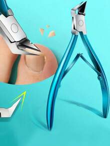 3-In-1 Professional Nail Clippers, Stainless Steel Ingrown Toenail Nipper & Nail Trimmer Manicure Tool Set - Multicolor - View 9