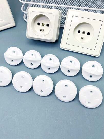 20/10/5/1 piezas Protector de enchufe, Cubierta de toma de corriente, Tapa de para toma de corriente, Cubierta de toma de corriente anti-descarga eléctrica, Protector de enchufe de , para niños Enchufe, Cubierta de toma de corriente de para niños con asa oculta, Toma de corriente de 3 orificios de para niños, Cubierta de toma de corriente estándar de Norteamérica, Enchufe protector aislado, Productos de para bebés y niños pequeños
