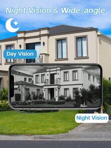 WiFi Doorbell Camera Wireless, Wireless Indoor Chime, 1080P Live Video, 1080P Night Vision, Free Cloud Storage, 32GB Micro SD Card, Motion Detection And Ai Human Detection, 2.4Ghz WiFi Only, Weather Resistance, Easy To Installation - màu đen - Xem 6