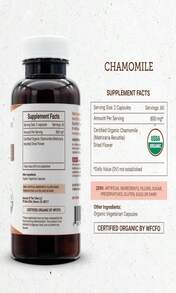 Secrets Of The Tribe Chamomile USDA Organic 120 Capsules | High-Potency Herbal Supplement | Made With Vegetarian Capsules And Organic Chamomile (Matricaria Recutita) Dried Flower (120 Count) - Flavor NameB - 查看 4