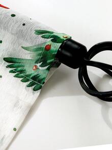 1PC Snowflake Christmas Tree Print Curtain - Holiday Party Window Decoration Panel For Bedroom . Cozy Must-Have